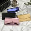 Large Capacity Triple Flod Long Wallet Pu Leather Messenger Cluth Bag Envelope Evening Bag Outdoor