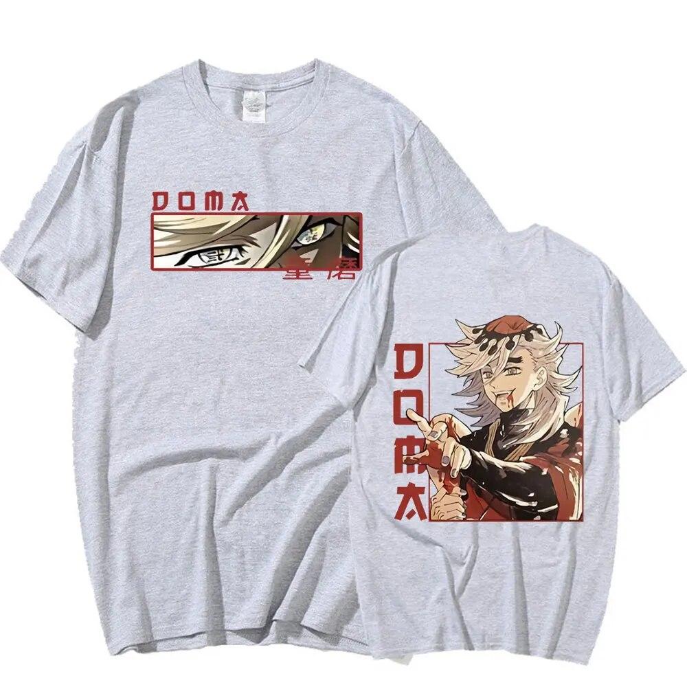 Japanese Anime Demon Slayer Orochi Pattern Print T-Shirt Unisex Demon Slayer Hakuraku T-Shirt