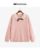 Plus Size Women's Winter Doll Collar Sweater - Age-Reducing Casual Knitwear, 2025