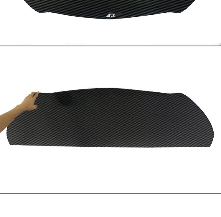 APR Style Carbon Fiber Front Lip & Tie Rod Kit for 15-17 Ford Mustang