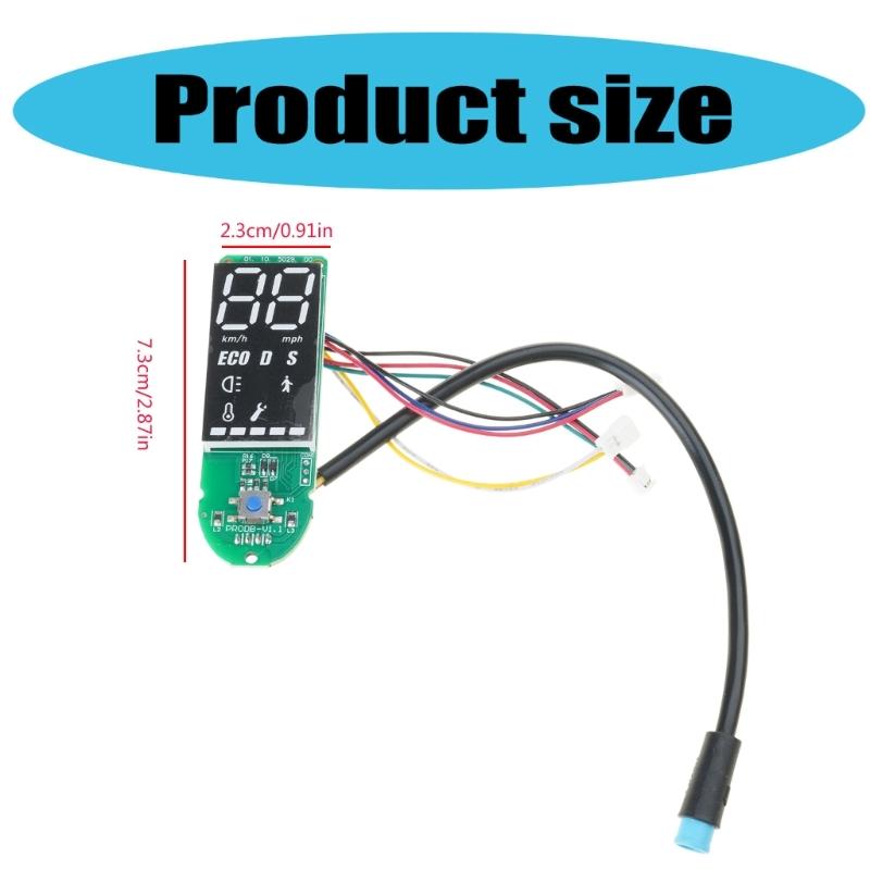 Intelligent Electric Scooter Control Panel Dashboard Display for Ensuring Safe and Reliable Rides Enhances Riding Safety