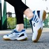 Badminton shoes men's and women's professional non-slip, wear-resistant and breathable rotating button carbon board children's competition training