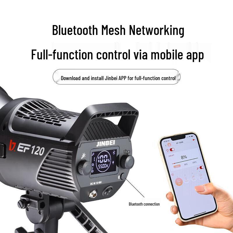JINBEI EF-120BI Bi-Color LED Continuous Video & Photography Light