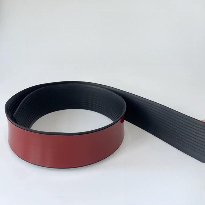 

1pc 90cm/35.43in Self-adhesive PVC Wear-resistant Ramp, Threshold Ramp, Scooter Deceleration Ramp, For Use At The Entrance чёрный