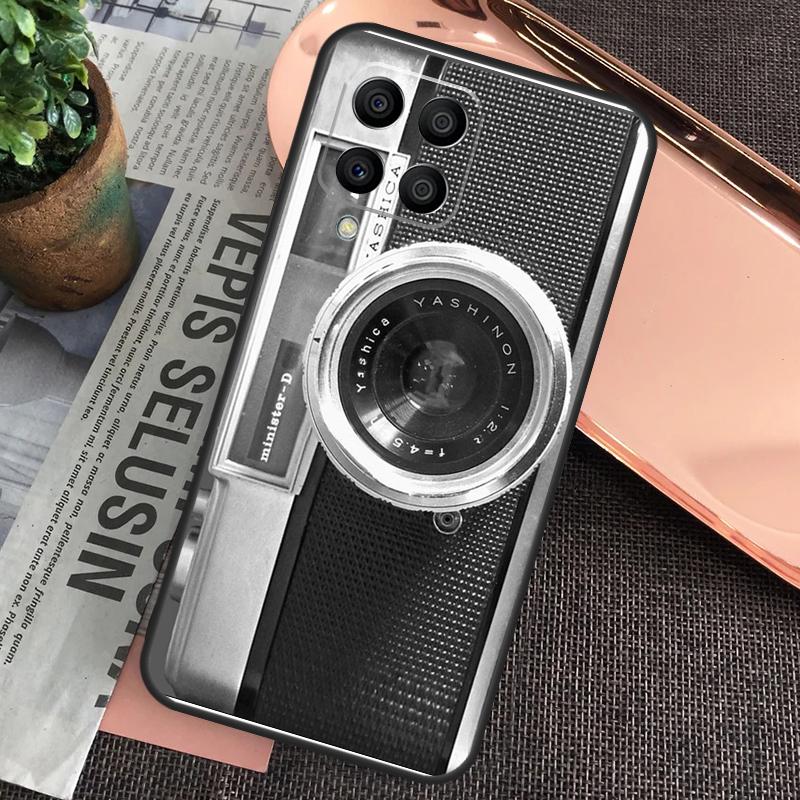 Vintage Retro Camera For Samsung Galaxy M34 M54 M14 M53 M33 M13 M12 M32 M52 M20 M15 M55 M21 M51 M30s M31s Case