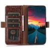 For Motorola Edge 50 Neo 5G/Moto S50 5G/Thinkphone 25 5G Case RFID Blocking Genuine Cow Leather Phone Case Ostrich Texture