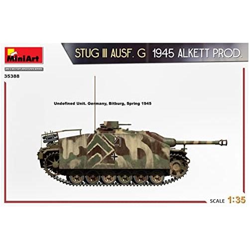 Miniart 1/35 scale German Sturmgesch?tz III Ausf. G, 1945, Alkett Plastic Model Kit MA35388
