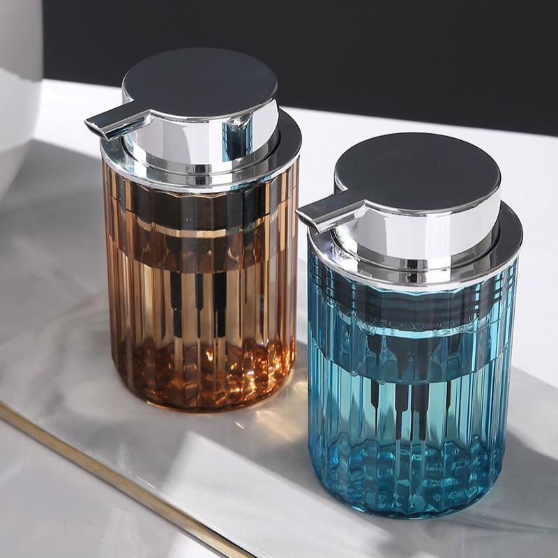 300Ml Hands Foaming Soap Dispenser For Bathroom Liquid Soap Mousse Bottle Refillable Kitchen Push-Type Dish Soap Container