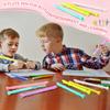 48 Pcs Novelty Flute Shape Rollerball Pens Cute Kawaii Creative Music Pens Black Gel Ink Kids Recorder for School Office Parties Desktop Decoration