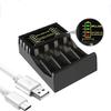 1 Slot Battery Charger Rechargeable Batter Charger With LED Display Indicator USB Charger Cable For AA/AAA Ni-MH/Ni-Cd Batteries