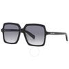 Saint Laurent Grey Gradient Square Ladies Sunglasses Sl 174 001 56