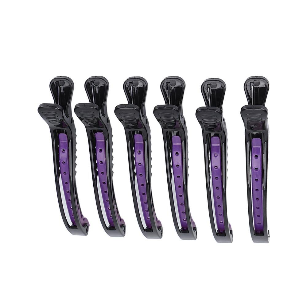 6 PCS Non Slip Sectioning Hair Clip Lightweight Salon Hair Clip Styling Tool Hair Clamp  Home Salon