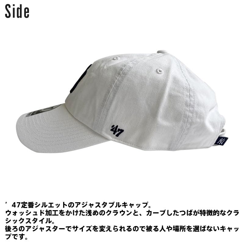 Forty Seven Yankees Cleanup Baseball Cap for Men and Women (Black)