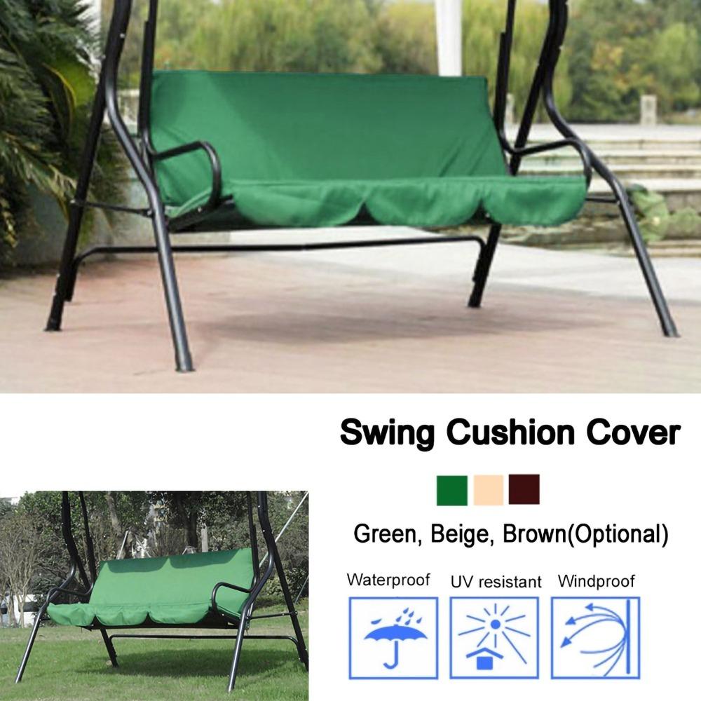 3 Seater Patio Swing Cushion Cover Outdoor Swing Cushion Cover  For Patio, Garden, and Courtyard
