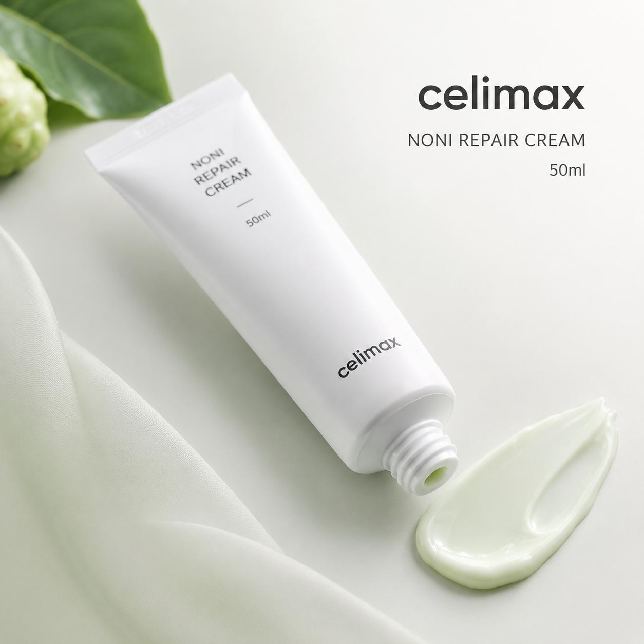 Celimax Noni Fruit Extract Energy Repair Cream, Ceramide Barrier & Hydrating Repair Cream, 50ml