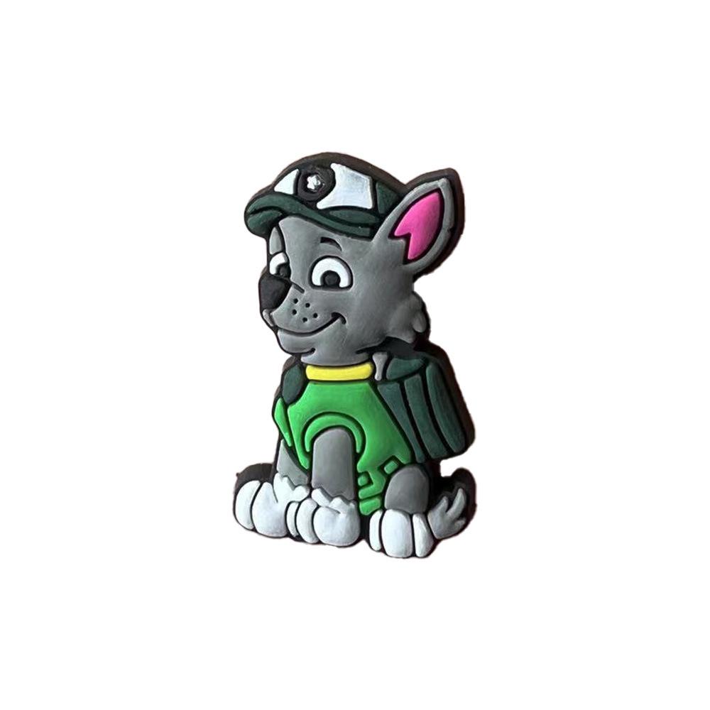 PAW Patrol Flower Clog Shoe Charms: Soft Rubber DIY Accessories