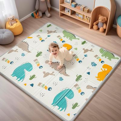 Faltbare Baby-Spielmatte, PIGLOG 1,5 cm Dicke Wasserdichte Spielmatten für Babys und Kleinkinder Kinder, Sichere Schaumstoff-Spielmatte für die Bauchlage