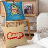 L-lays Anime Logo Pillow Anime Pillow Sofa Bed Head Pillow Cover Cushion Cover 45x45 Cm Fashion