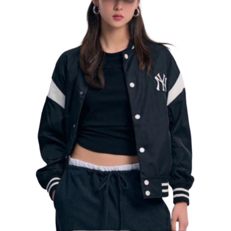 MLB SS24 New York Yankees Baseball Jacket Unisex Black 3AJPV0641-50BKS
