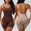 European & American Seamless Yoga Postpartum One-Piece Corset with Hip & Abdomen Support