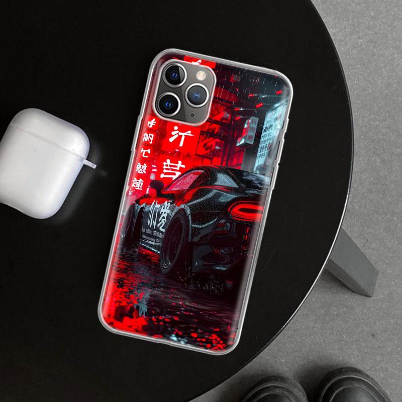 

Cool Male Men Sports Cars Phone Case Cover for iPhone 11 12 13 Mini 14 15 Plus 16 Pro Max 17 Air 7 8 + SE Art Customized Fundas iPhone 13 Pro Max