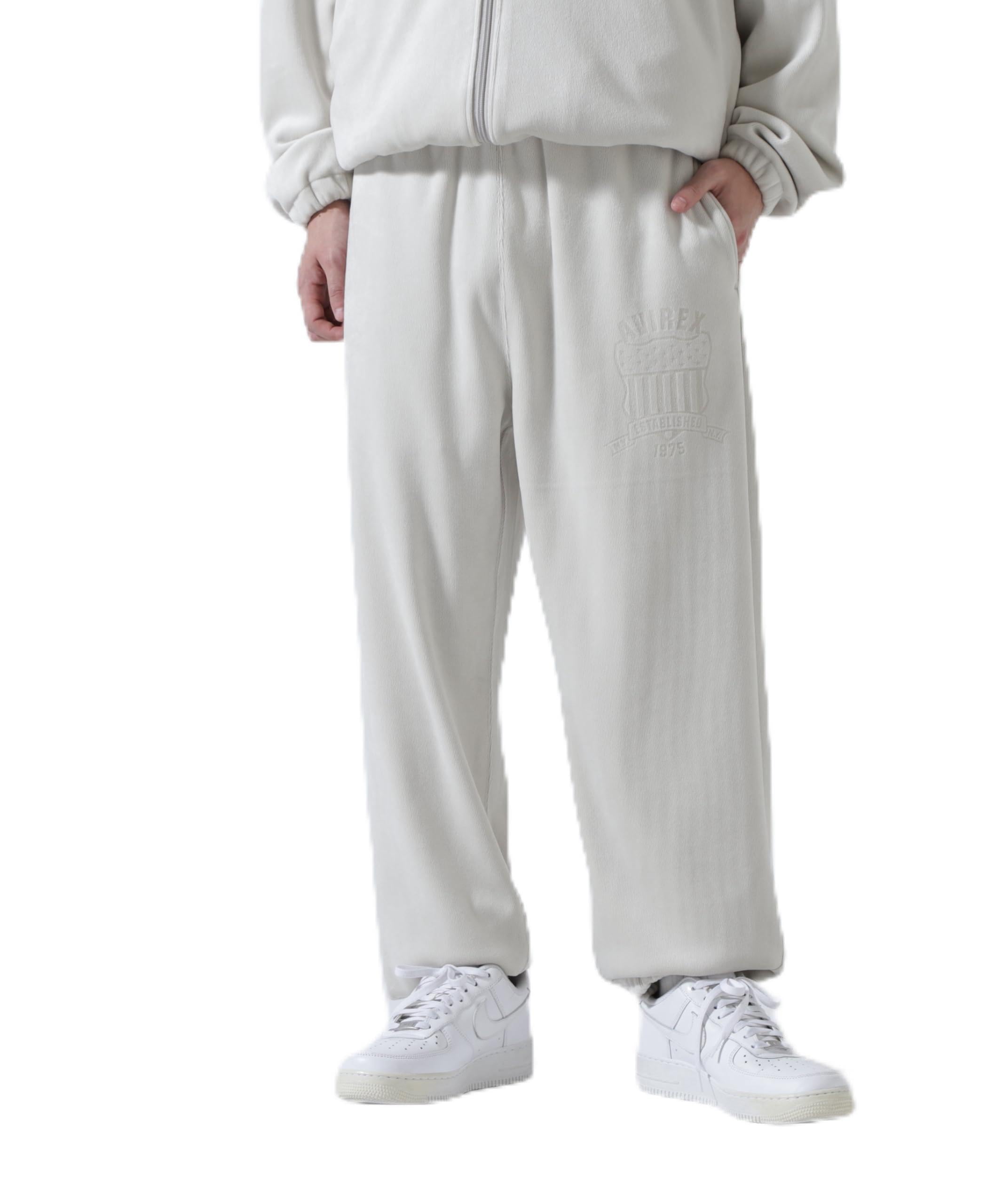 

AVIREX CALL BONDING PANTS EMBLEM Men s L Size 023 Light Gray 783-6110016