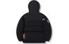 Li Ning Down Jackets Men's Black Hooded Moderate Down Jacket AYMT047-3
