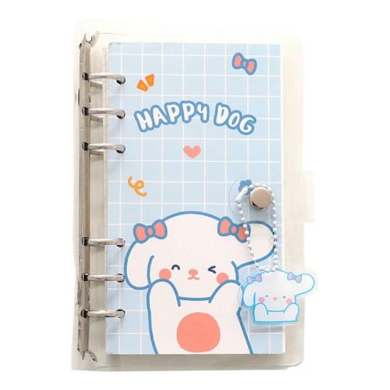 1 Set Scrapbook Notebook Refillable Loose Leaf Detachable Thickened Paper No Ink Bleeding Smooth Writing 100 Sheets Diary Notebook School Accessory