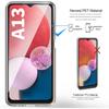 För Samsung Galaxy A13 Fodral 360 graders helkroppsfodral Sumsung A 13 A13 4G 5G SM-A135F A137F Mjuk silikon PET+Hård PC Genomskinlig skydda coques