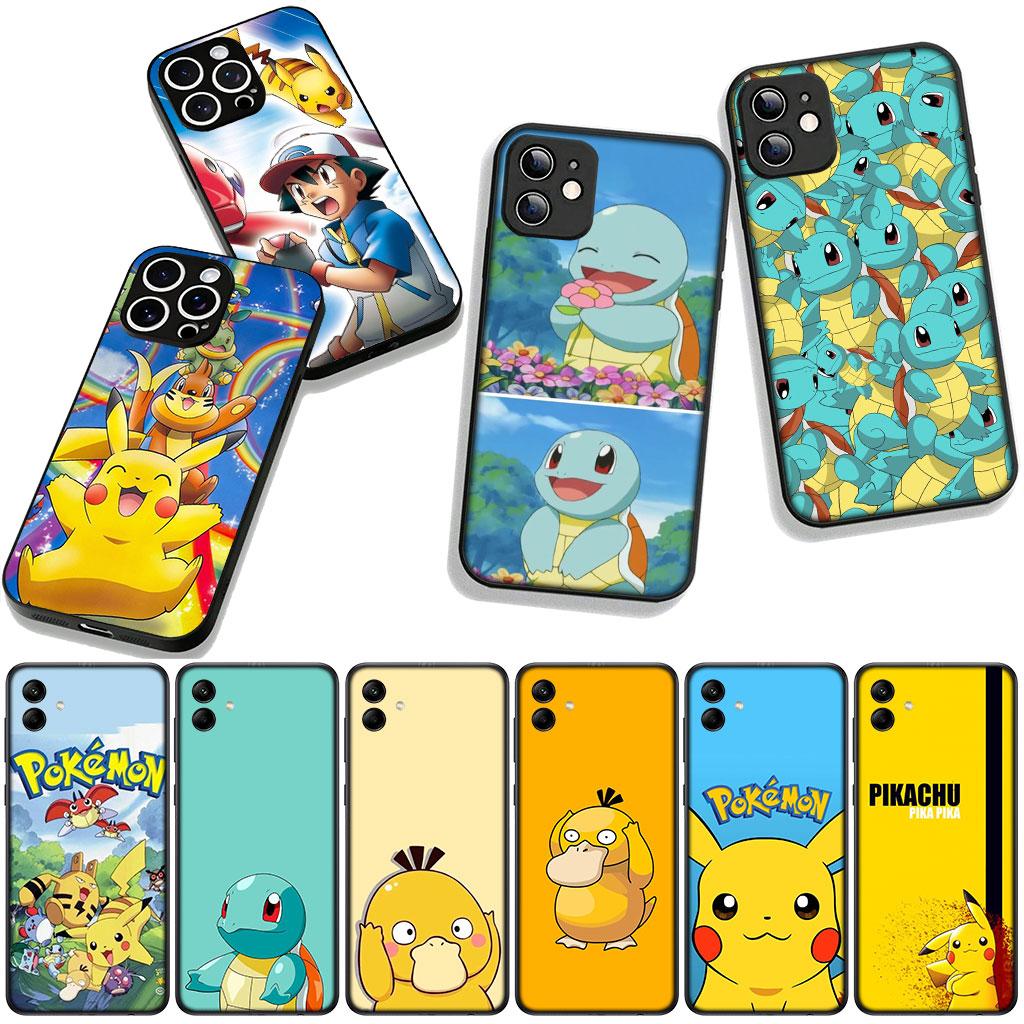Lovely Cartoon P-Pokemons P-Pikachus Psyduck for Xiaomi Poco F7 F6 F8 Ultra F5 X7 X6 X5 X3 NFC M7 M6 Pro C85 C75 C65 C71 Case
