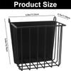 Metal Guinea Pigs Hays Rack Durable Anti Tip Structure Space Saving Cage Feeder For Small Pet