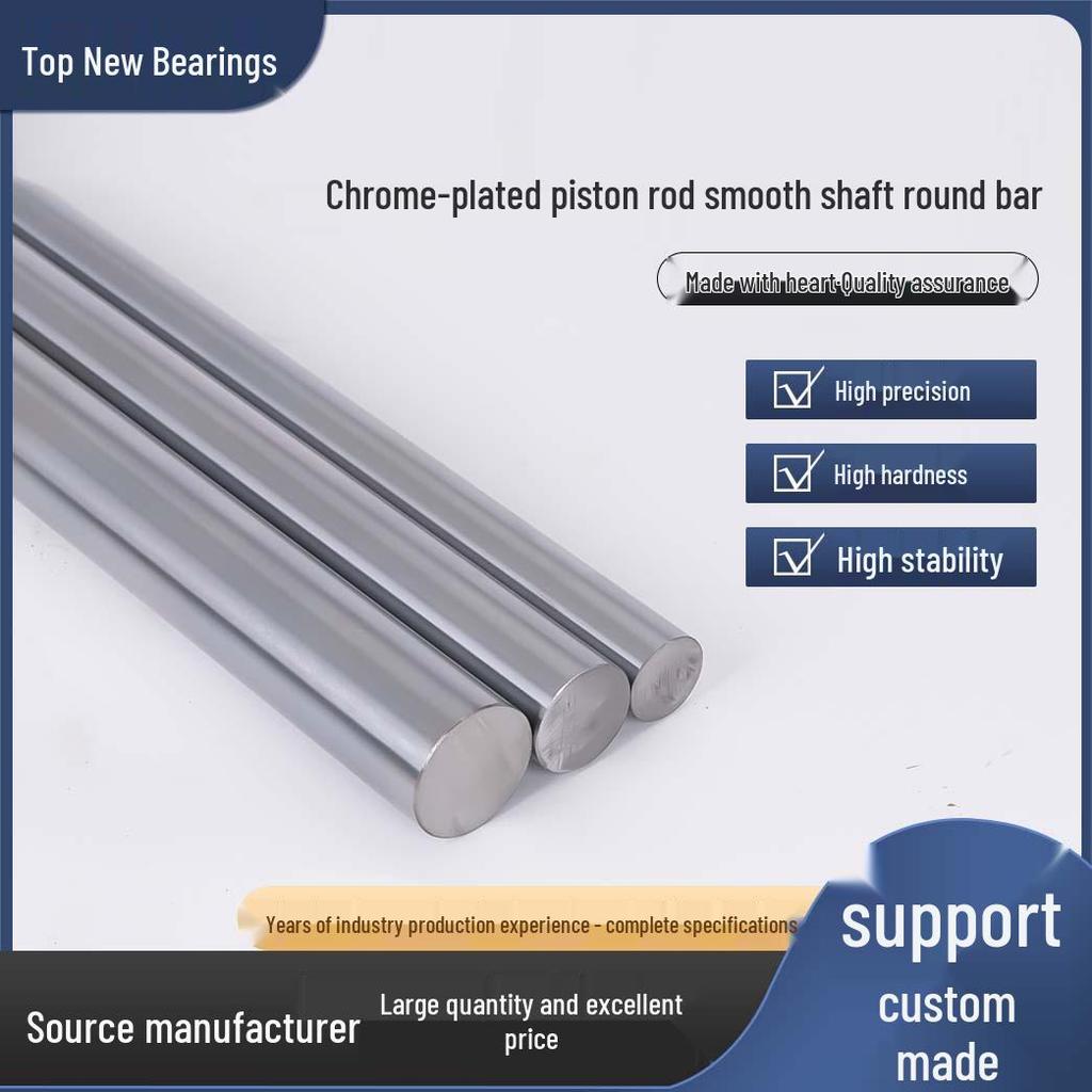 Chrome-Plated Steel Rods: Linear Optical Shaft, Flexible Shaft, Piston Rod, 6MM-50MM Diameter, Guide Rail