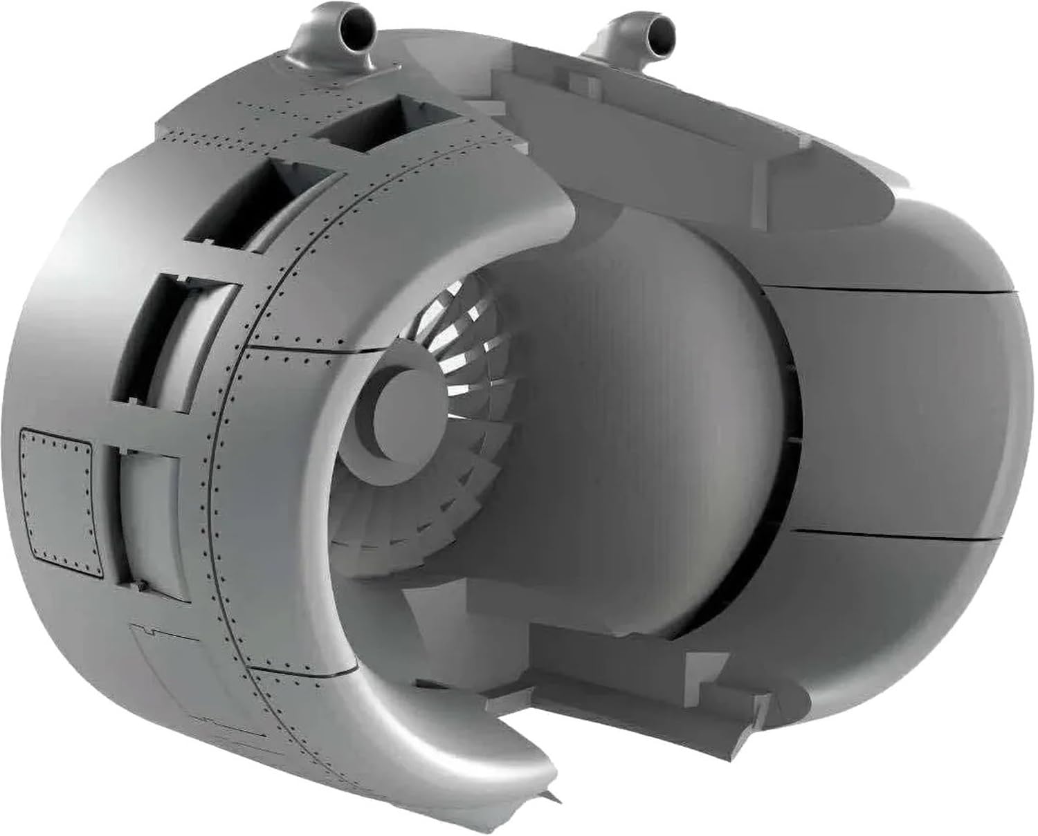 

ROKIT STUDIO Scale McDonnell Douglas Harrier II Movable Intake UMa Plastic Model Parts RKS480303 1/48 AV-8B (for Models) (Airplane)