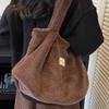 Large-capacity Plush Bag, Fashionable and High Appearance Level Tote Bag, Handbag, Furry Shoulder Bag