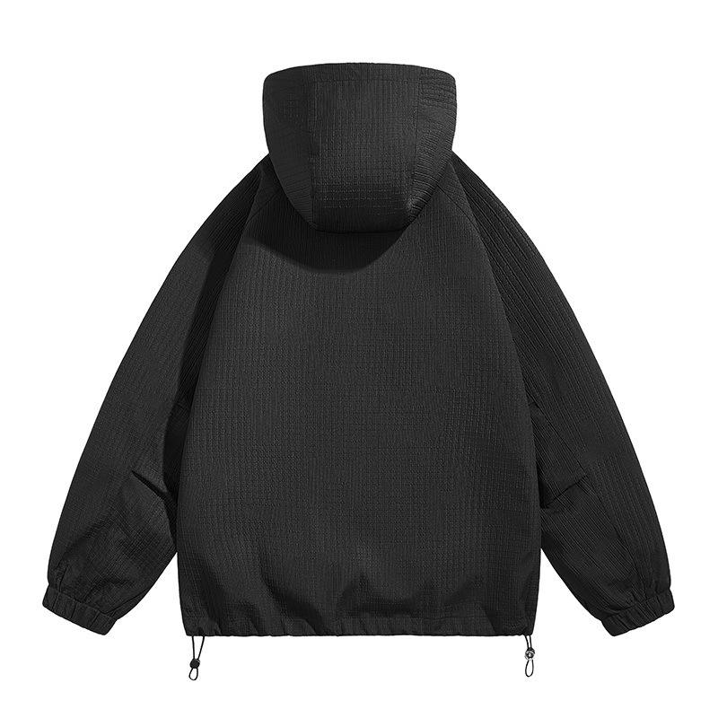 Jacket Men's Fashion Trendy Men's Casual Jacket Baseball Collar Jacket Closed Sleeve Country Trendy Jacket