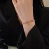 Strawberry Crystal Bracelet Niche Design Blessing Couple Bracelet High-End Jewelry Girlfriend Crystal Bracelet Female Summer