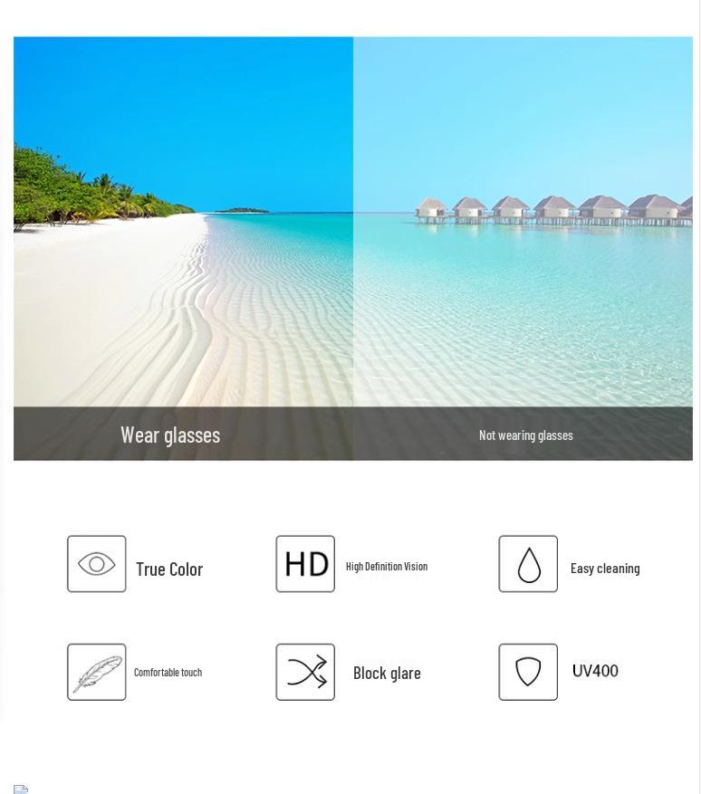 Dámské luxusní módní sluneční brýle - Letní UV ochrana, Zúžující design pro velkou tvář