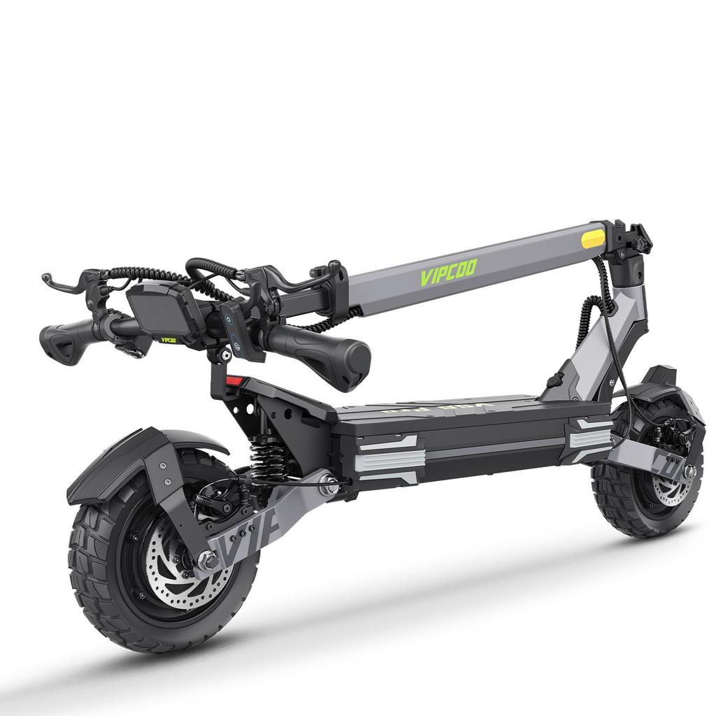 VIPCOO VC-VS6PRO All-Terrain 2*1200W Dual Motor Electric Scooter 52V20.8Ah Battery 10 Inch Off-Road Tires Outdoor Riding EScooter