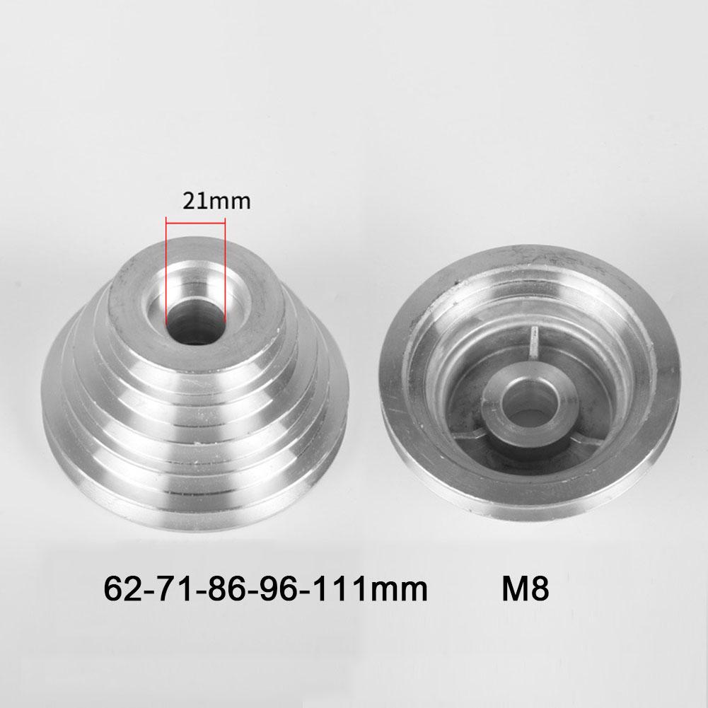 1pcs Pagoda Pulley Wheel Aluminum Transmission Wheel For Benchtop Drill Press Z4116 Size 14mm 18mm 21mm For V-shaped Pulley