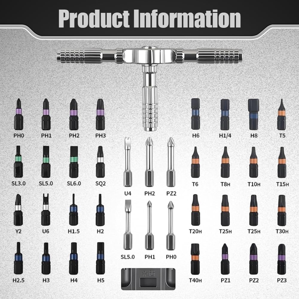 40 In 1 Ratchet Screwdriver Set Multifunctional Precision Repair Tool