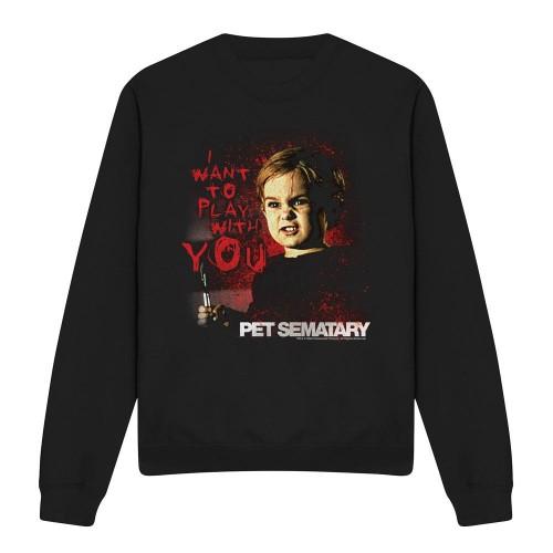 Pet Sematary Unisex Adult I Want To Play Sweatshirt