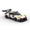 Supercar Spielzeugauto MOC Baoshijie 911RSR Zusammengebautes Spielzeugmodell Geschenkset Bausteinauto