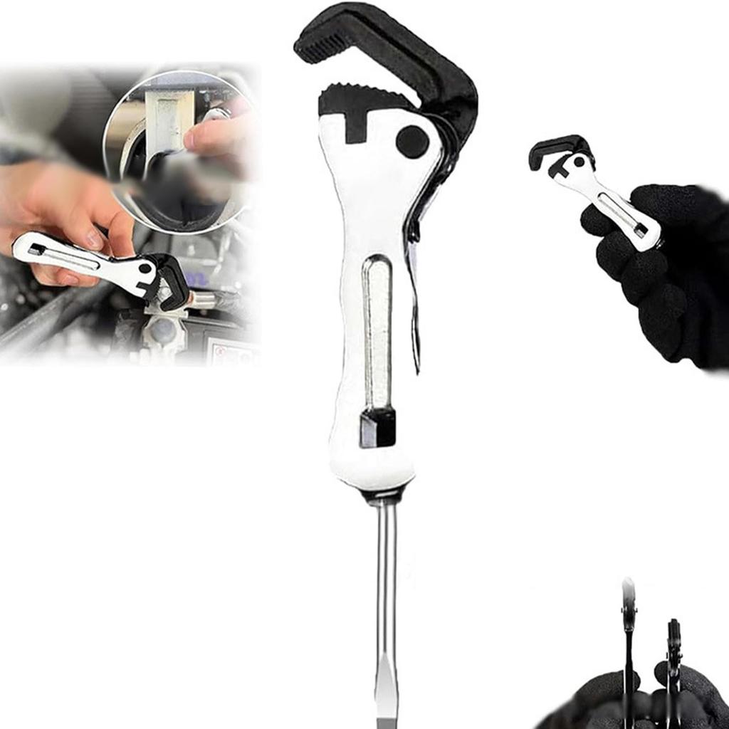 Adjustable Wrench Heavy Duty Spanner Compact Hand Tool for Nuts and Bolts 5/16" to 3/4" Accessories