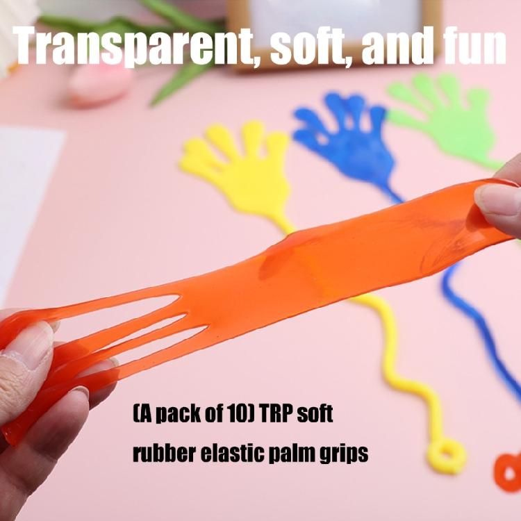 Reusable Stretchy Hand Toy 10PCS/Lot Funny Party Supplies Classroom Rewards Stress Relief Tools Kids Adults Multipurpose