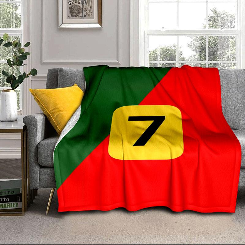 Ronaldo's Number Seven Portable Blanket/Soft Blanket Bedding Blanket Suitable for Travel Camping Living Rooms Offices Sofas Fan Gifts