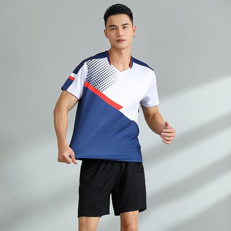 Unisex Quick-Dry Sport Set Badminton Tennis Volleyball Ping Pong Training Competition Athletic Wear