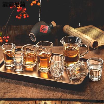 Wine Glass Set of 6 Baijiu Glass Mugs Wine Pot Red Wine Cup Small Size Cups Wine Dispenser Drinking Liquor Set Home SGlass