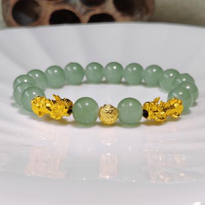 10mm Pixiu (mythical Creature) Bracelet, a Vintage and Elegant Design, Suitable for Both Men and Women, an Ideal Gift for Family and Friends.