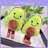 Adorable Avocado Capybara Plush Keychain Cute Stuffed Animal Decor Accessory