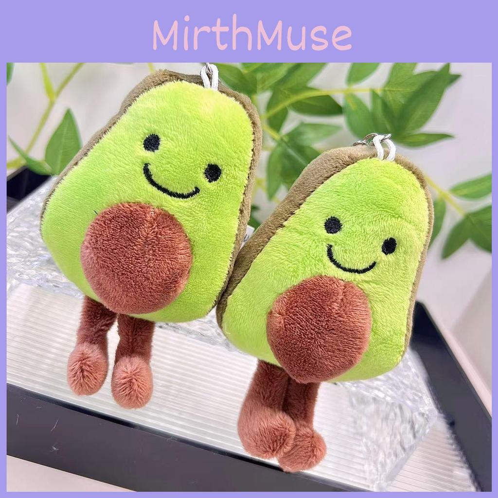 Adorable Avocado Capybara Plush Keychain Cute Stuffed Animal Decor Accessory